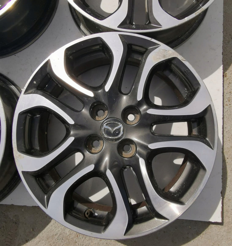 1x Alufelge 16 Zoll 5.5" 4x100 40ET Glanz Grau 9965405560 Mazda 2 Mg Rim Wheel FEL6846578532jw