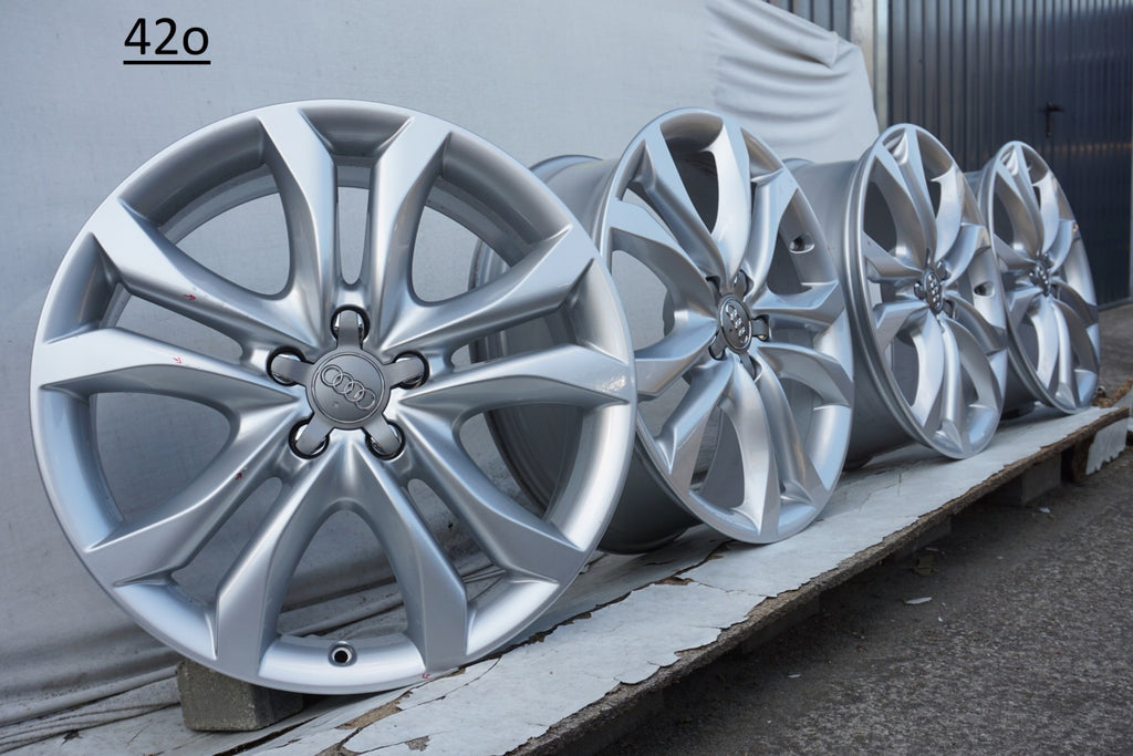 4x Alufelge 19 Zoll 7.0" 5x112 37ET Glanz Silber 8R0601025AL Audi Rim Wheel FEL2970361916sz