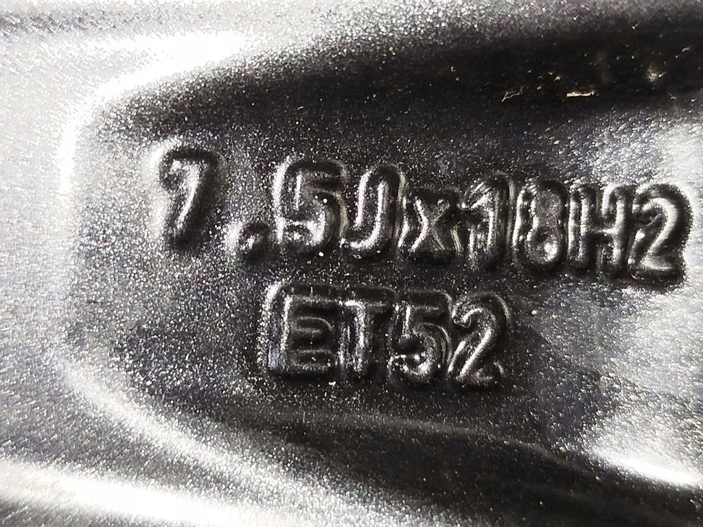 1x Alufelge 18 Zoll 7.5" 5x112 52ET A4474010501 Mercedes-Benz Rim Wheel