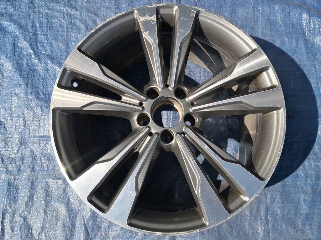 1x Alufelge 19 Zoll 9.5" 5x112 48ET Glanz Grau A2184012602 Mercedes-Benz Cls FEL7154831704aw