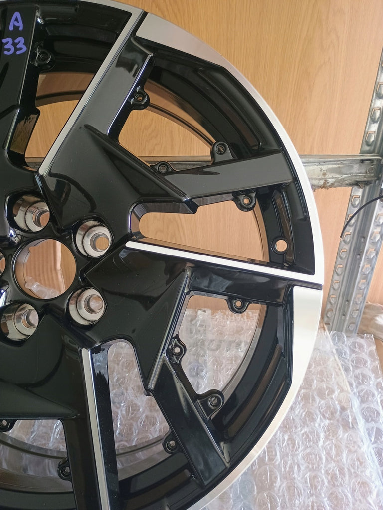 1x Alufelge 19 Zoll 7.0" 5x108 41ET Glanz Schwarz 9839945680 Peugeot Rim Wheel FEL9418252092lz