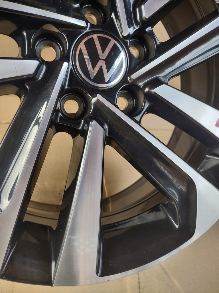 1x Alufelge 16 Zoll 6.0" 5x112 35ET 2GM601025AR VW T-Cross Rim Wheel FEL4455418020jh