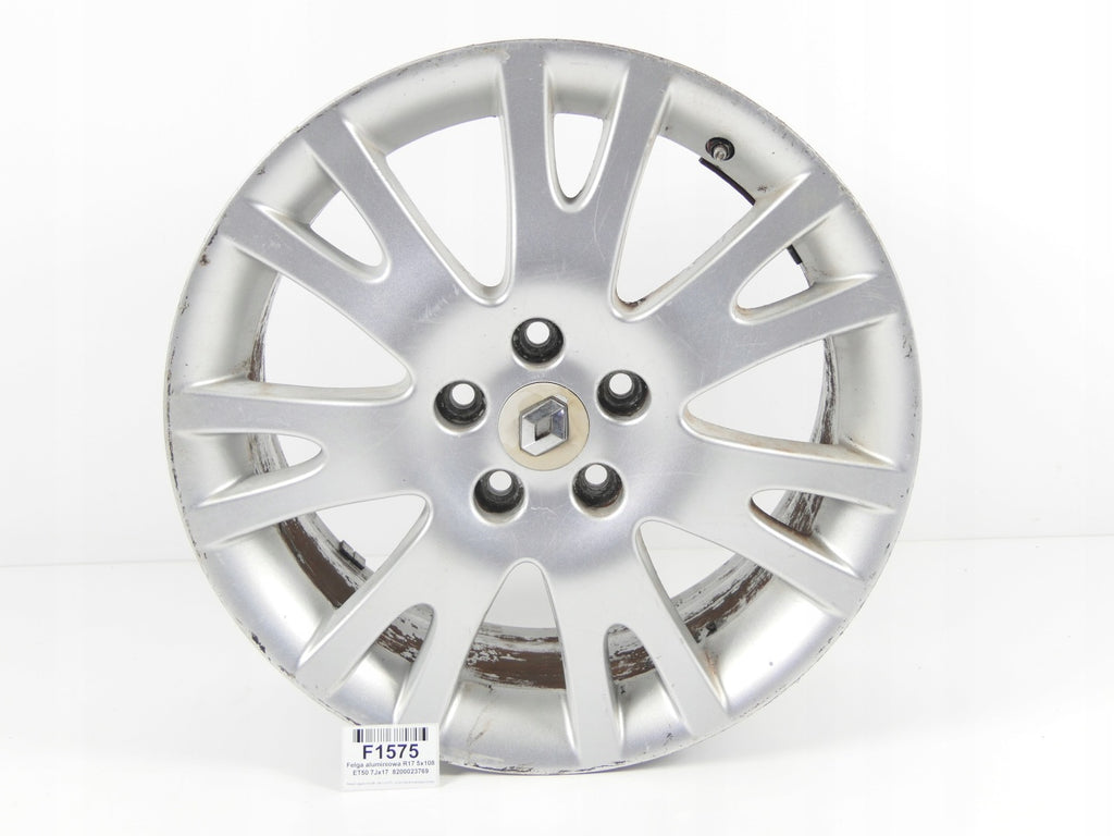 1x Alufelge 17 Zoll 7.0" 5x108 50ET 8200023769 Renault Laguna II 1 Rim Wheel FEL3576280921gb