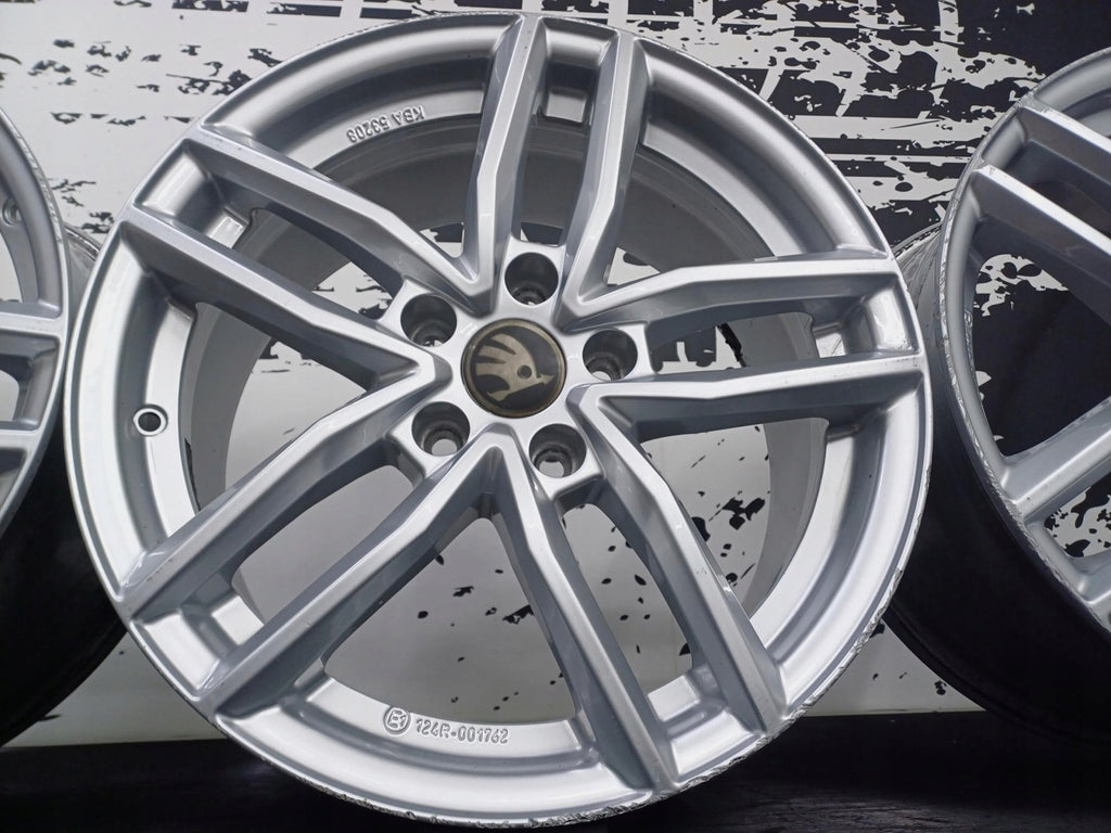 4x Alufelge 17 Zoll 7.5" 5x112 51ET Silber Seat Alhambra Toledo Iii Rim Wheel FEL6948326584lo