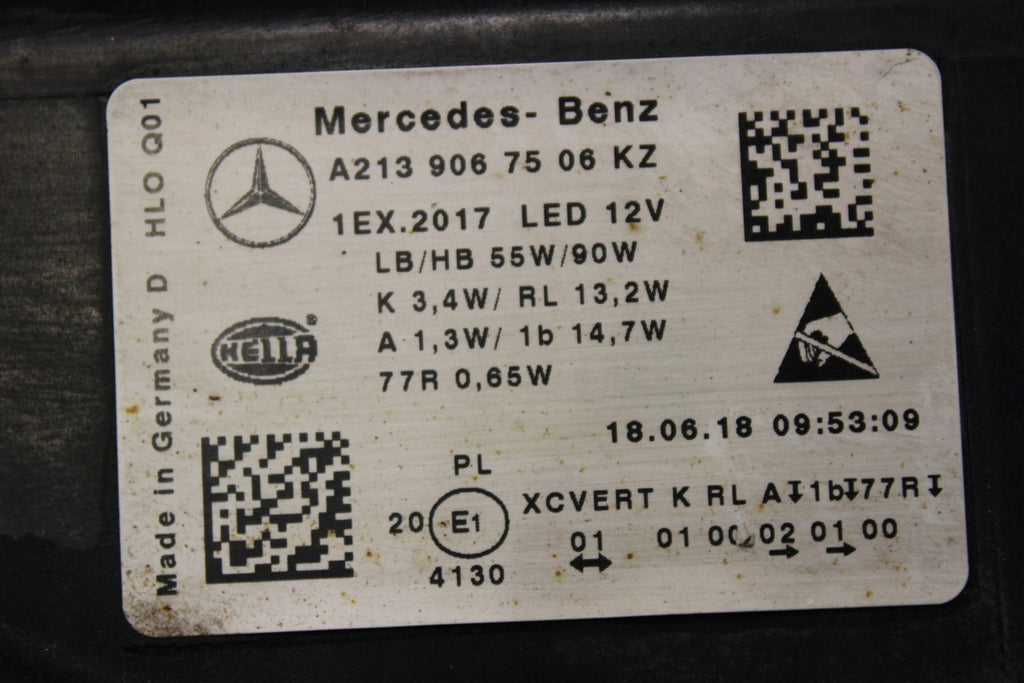 Frontscheinwerfer Mercedes-Benz 2139067506 LED Links Scheinwerfer Headlight SCH3795461688lx