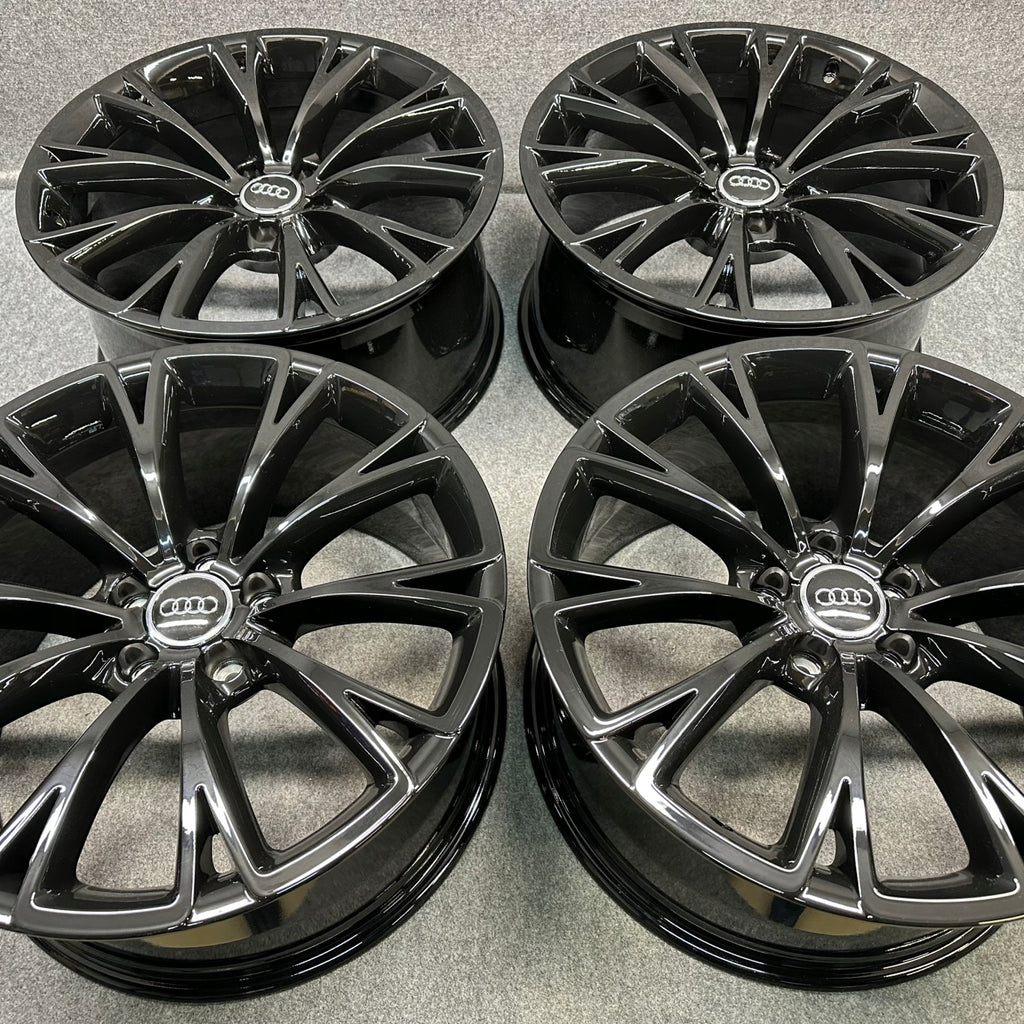 4x Alufelge 19 Zoll 9.0" 5x112 33ET Glanz Silber 4H0601025BG Audi A8 Rim Wheel FEL7774971663tp