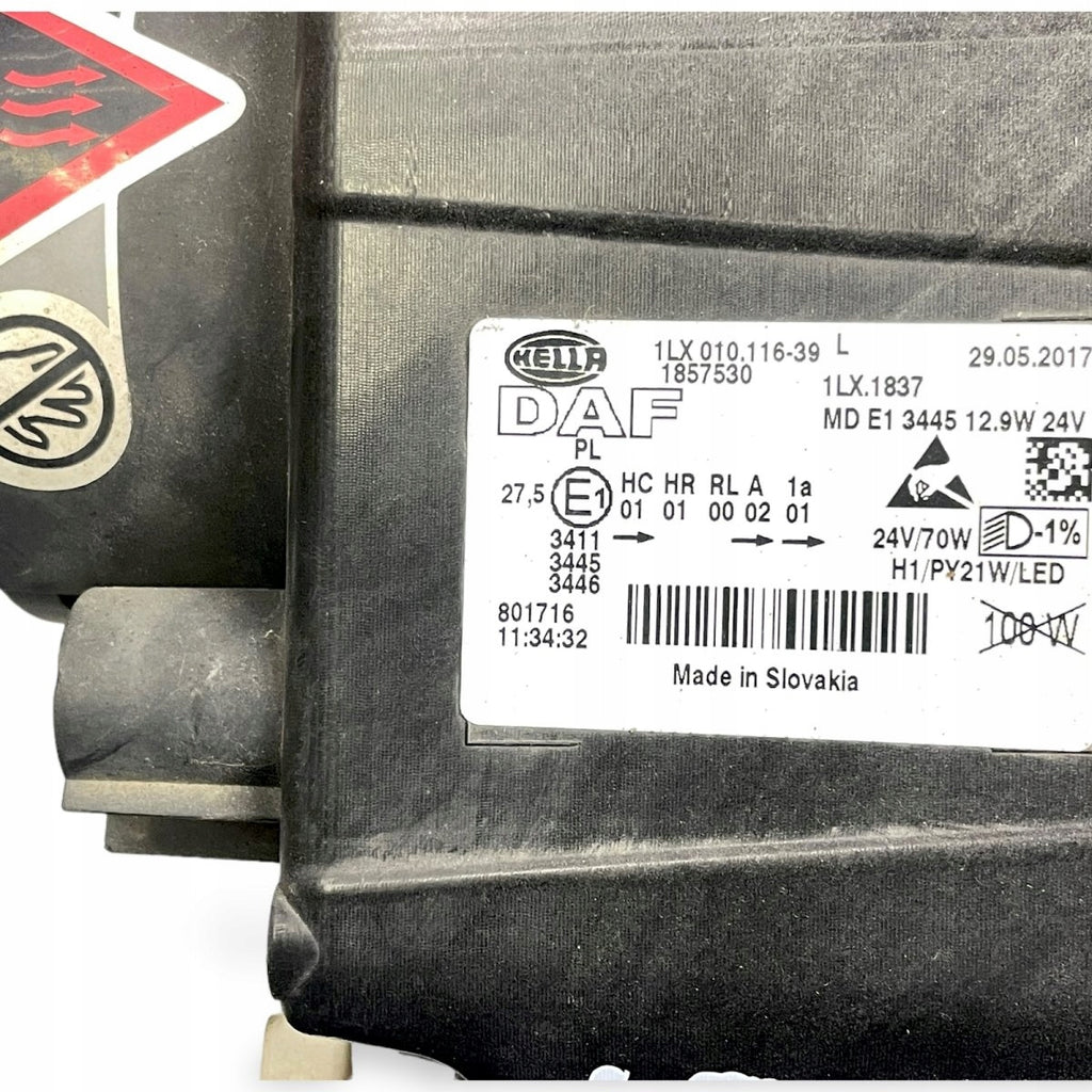 Frontscheinwerfer Daf 1857530 Links Scheinwerfer Headlight SCH5727938905es
