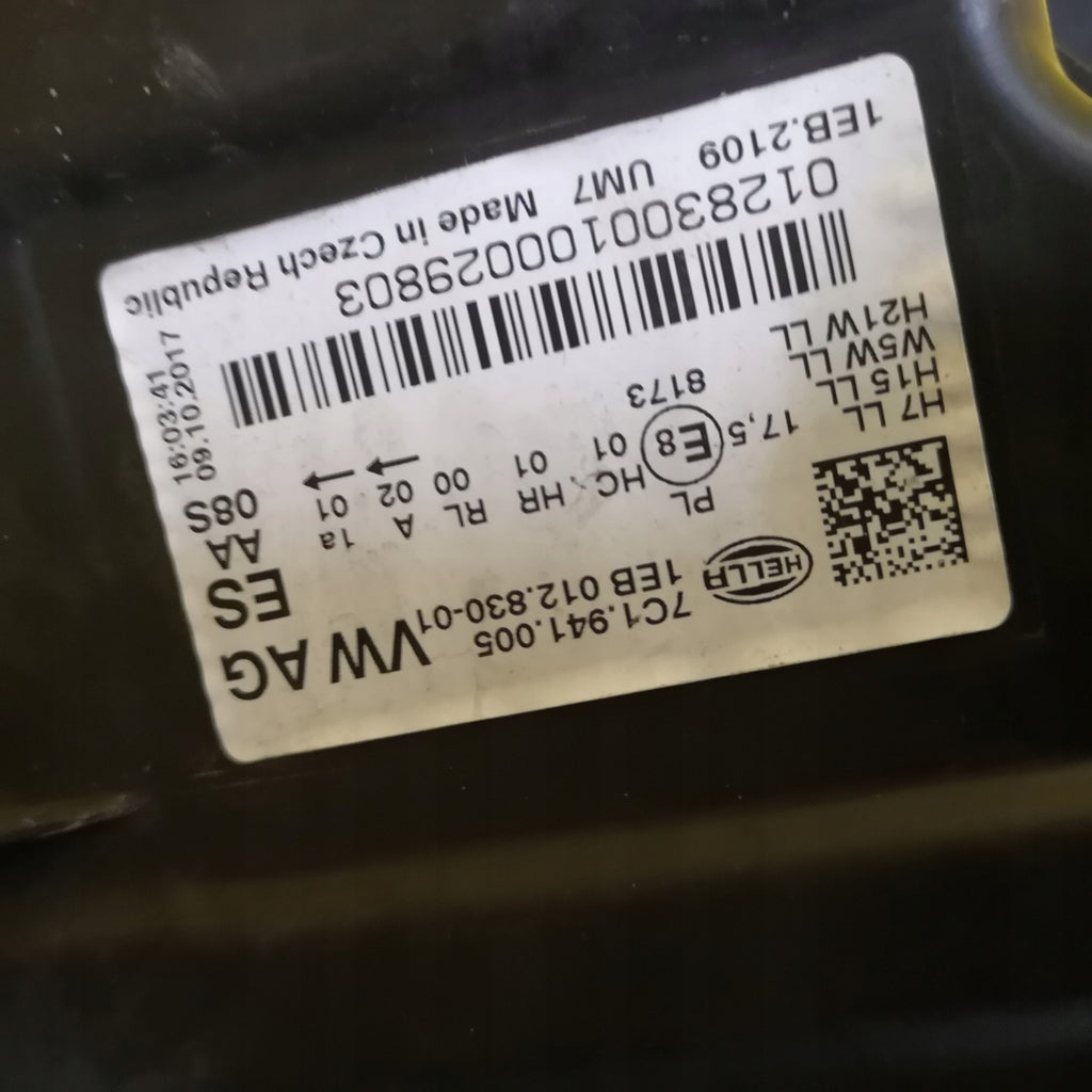 Frontscheinwerfer Man Tge Crafter 7C1941005 Links Scheinwerfer Headlight SCH2462267475gh