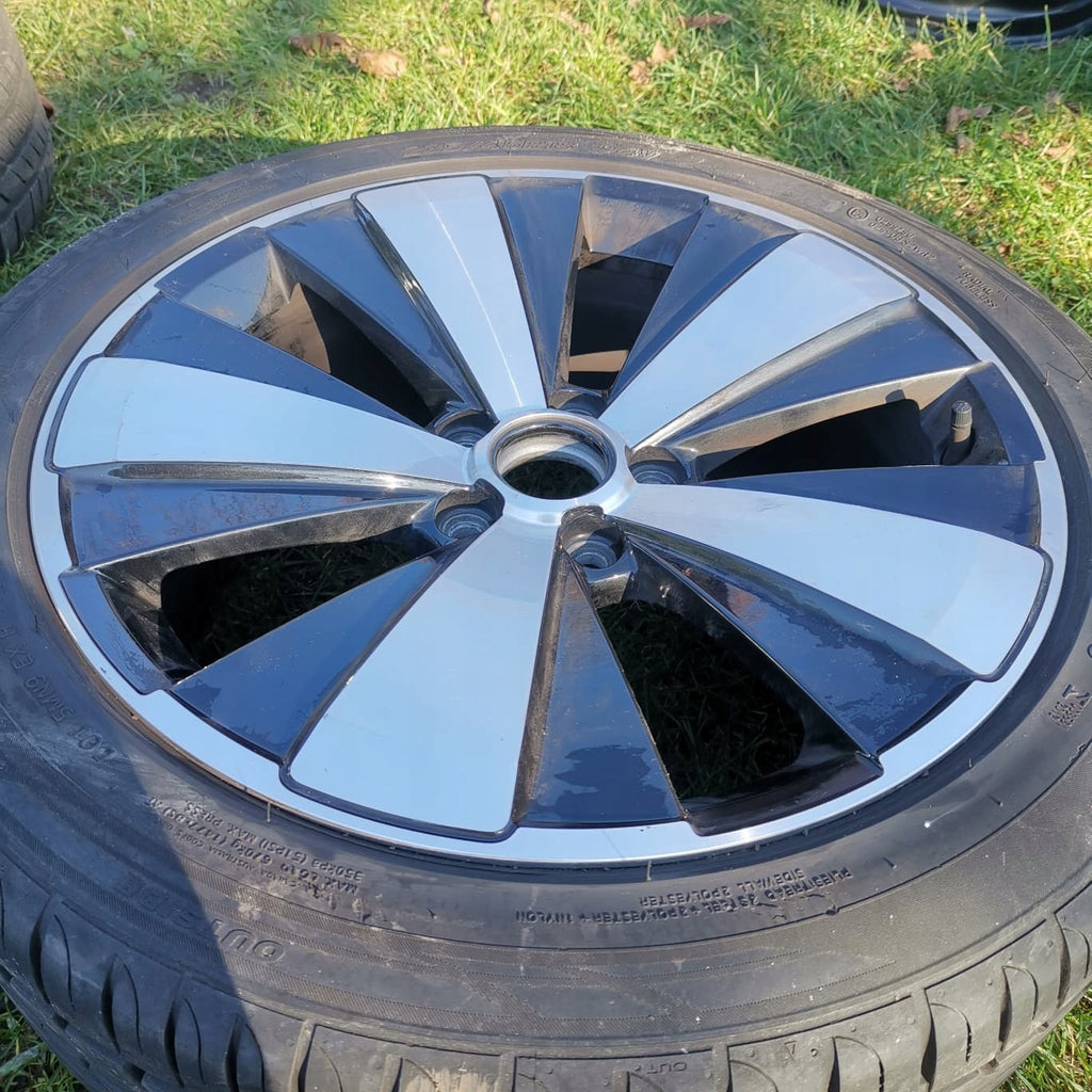 1x Alufelge 18 Zoll 8.0" 5x112 48ET Glanz Schwarz 5C0601025AK VW Rim Wheel FEL1539622182hd