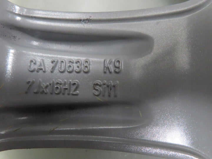4x Alufelge 16 Zoll 7.0" 5x112 50ET Glanz Silber KBA45810 Audi I Rim Wheel FEL2003346990lc