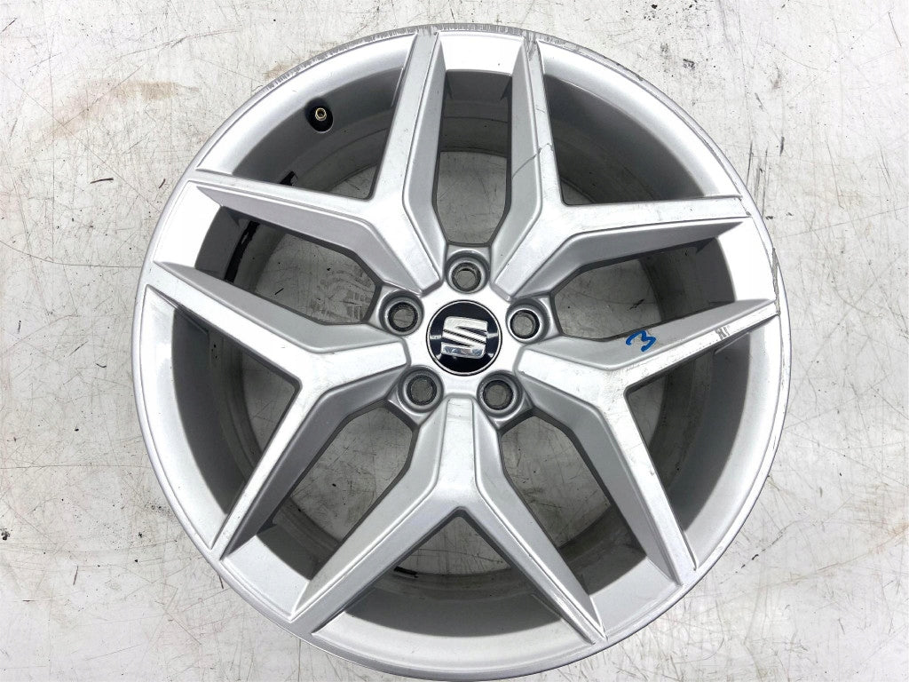 1x Alufelge 17 Zoll 7.0" 5x100 51ET Glanz Silber 6F0601025C Seat Ibiza I V FEL9046205134at