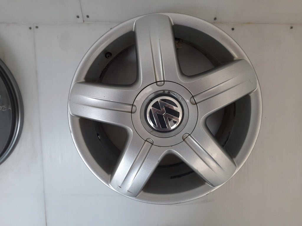 1x Alufelge 16 Zoll 7.0" 5x100 38ET Glanz Silber 1J9071491 VW Rim Wheel FEL6779412551at