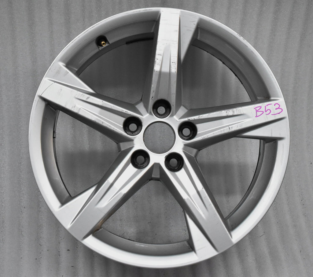 1x Alufelge 18 Zoll 8.0" 5x112 39ET Glanz Silber 80A601025BE Audi Q5 Rim Wheel