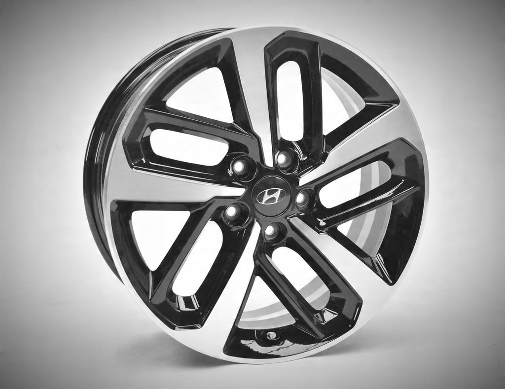 4x Alufelge 18 Zoll 7.5" 5x114.3 52ET Glanz Graphit 52910-J9300 Hyundai Kona Mg