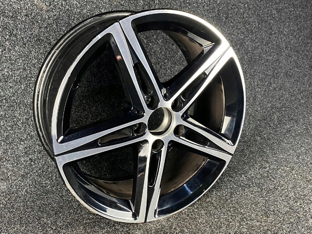 1x Alufelge 18 Zoll 7.5" 5x112 49ET Glanz Schwarz A1774010500 Mercedes-Benz W177 FEL6483986696pn