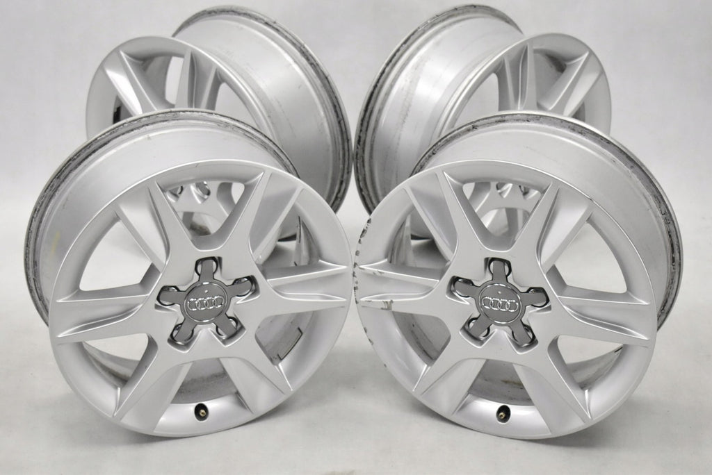 4x Alufelge 16 Zoll 6.5" 5x112 50ET Glanz Silber 8P0601025AN Audi A3 Rim Wheel FEL4152750360dr