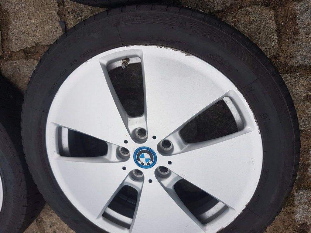 1x Alufelge 19 Zoll 5.0" 5x112 43ET Glanz Silber 6852053 BMW I3 Rim Wheel FEL2218520503ii
