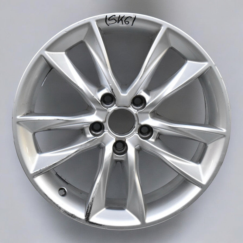 1x Alufelge 17 Zoll 7.5" 5x112 51ET Glanz Silber 8V0601025BP Audi A3 Rim Wheel