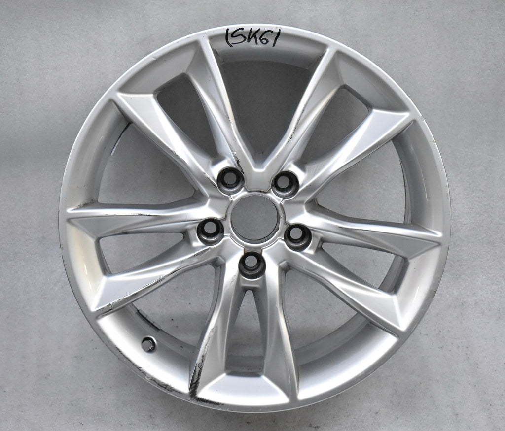 1x Alufelge 17 Zoll 7.5" 5x112 51ET Glanz Silber 8V0601025BP Audi A3 Rim Wheel