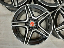 Load image into Gallery viewer, 4x Alufelge 18 Zoll 8.0" 5x112 40ET Glanz Schwarz A1774014000 Mercedes-Benz W177 FEL1371558880ql