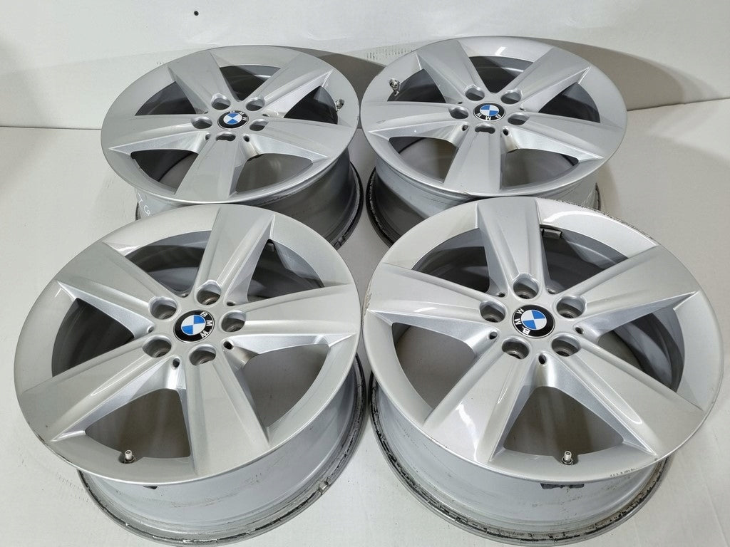 4x Alufelge 17 Zoll 7.5" 5x112 54ET Glanz Silber BMW6855087 BMW Rim Wheel FEL6443871140bd