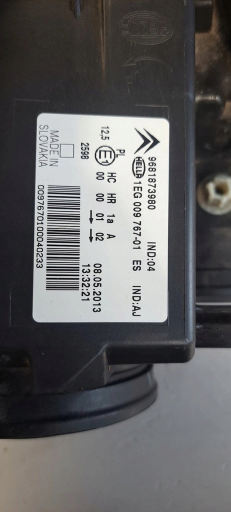 Frontscheinwerfer Citroën C3 Picasso 9681873980 Links Scheinwerfer Headlight