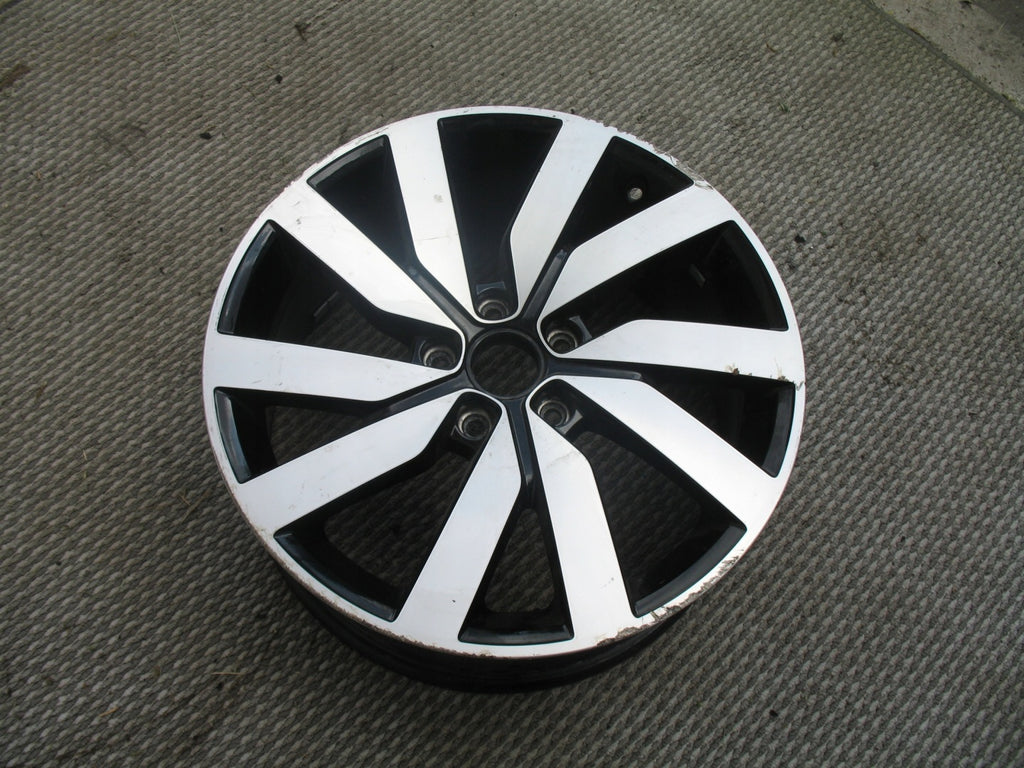 1x Alufelge 18 Zoll 7.5" 5x112 51ET Glanz Schwarz 5G0601025AL VW Golf Vii FEL9005511626ai