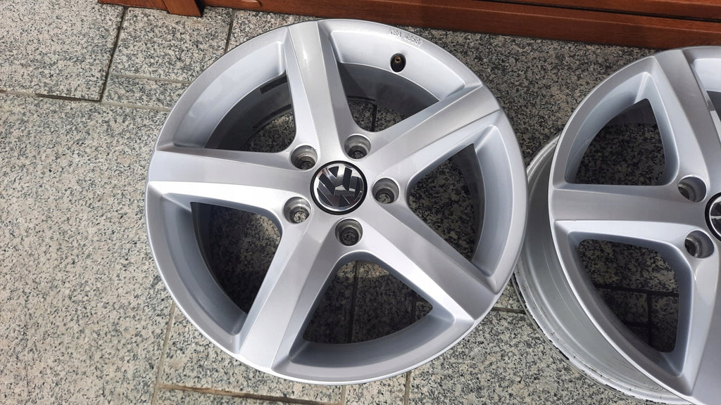 4x Alufelge 16 Zoll 6.5" 5x112 42ET 3AA071496A VW Passat Sharan Touran Golf I FEL3767233229ix