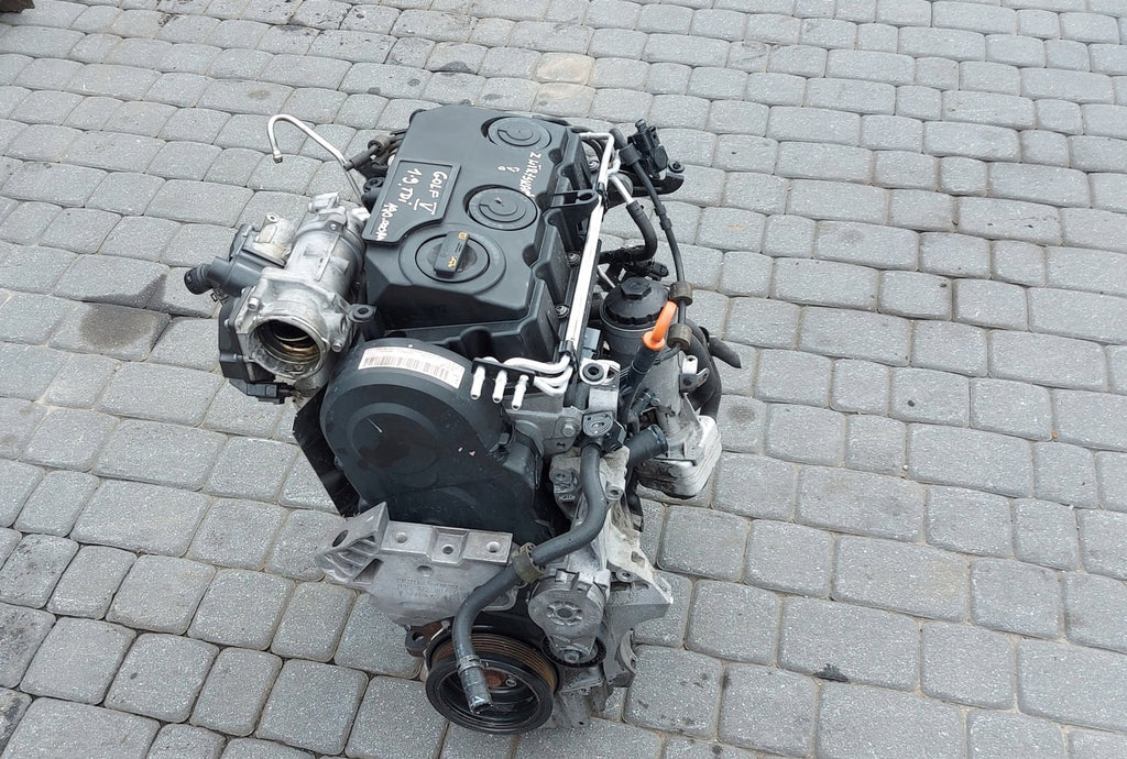 Motor Audi VW BLS 1.9 TDI 105PS 190TKm 2008 Diesel Engine Unkomplett