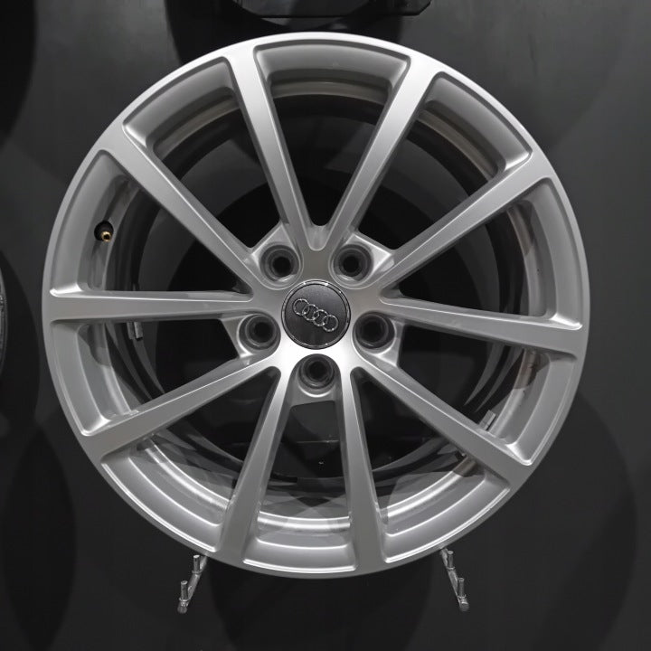 4x Alufelge 17 Zoll 7.5" 5x112 36ET Glanz Silber 4K0601025- Audi A6 C7 B8 FEL2995503286fs