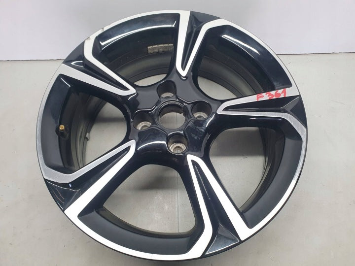 1x Alufelge 17 Zoll 7.0" 4x108 38ET Glanz Schwarz 39182183 Opel Corsa F FEL6333572620yv