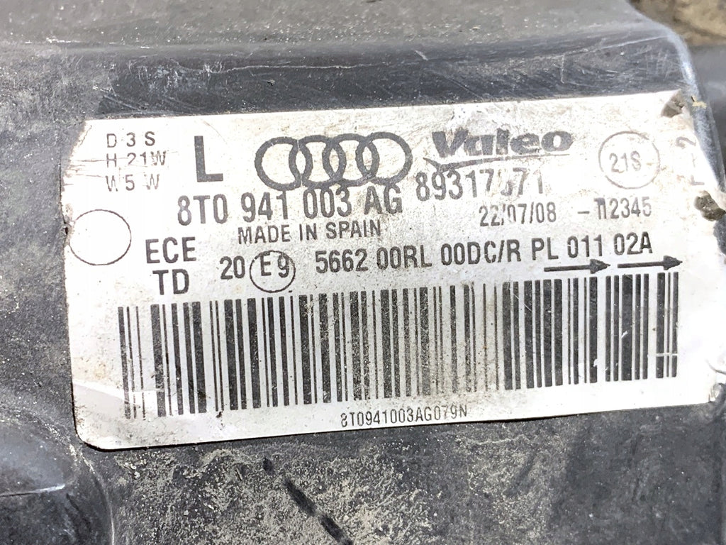 Frontscheinwerfer Audi A5 8T0941003AG Links Scheinwerfer Headlight SCH3152226220xy