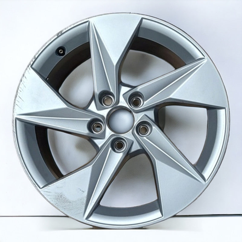 1x Alufelge 17 Zoll 8.0" 5x112 46ET Glanz Silber 8Y0601025 Audi Rim Wheel