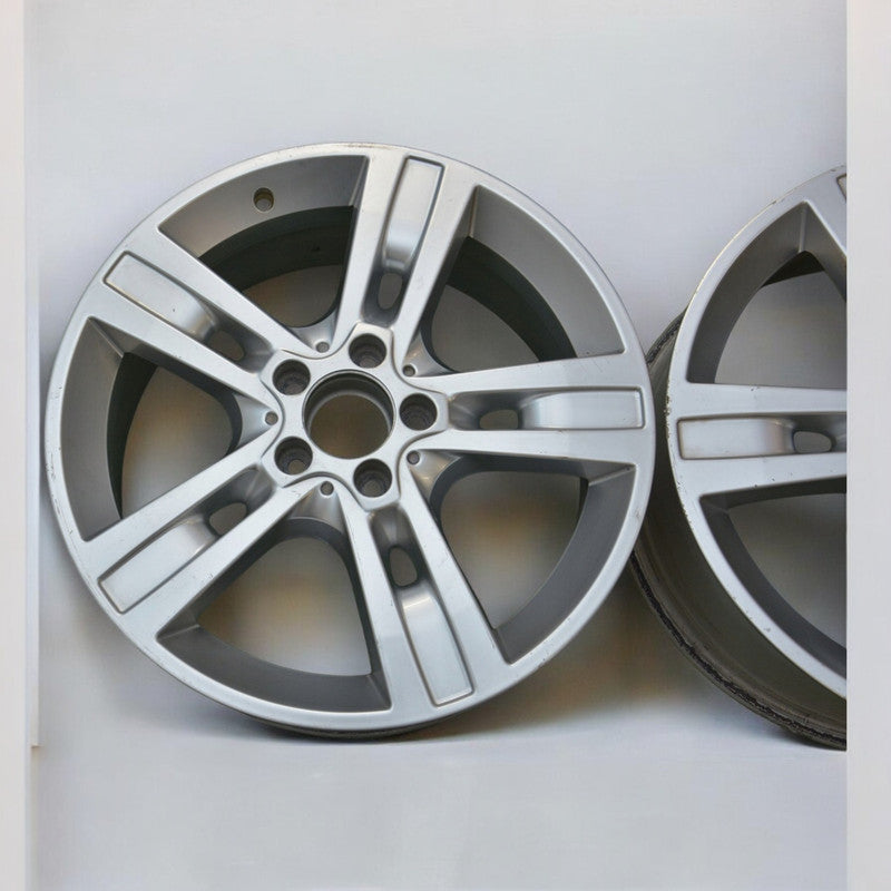 1x Alufelge 18 Zoll 8.0" 5x112 60ET Glanz Silber A1644015702 Mercedes-Benz