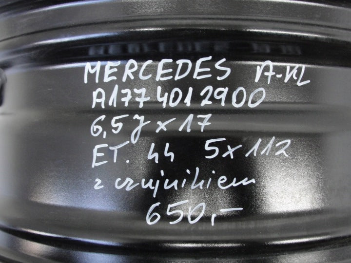 1x Alufelge 17 Zoll 6.5" 5x112 44ET A1774012900 Mercedes-Benz Rim Wheel FEL5694126875wc