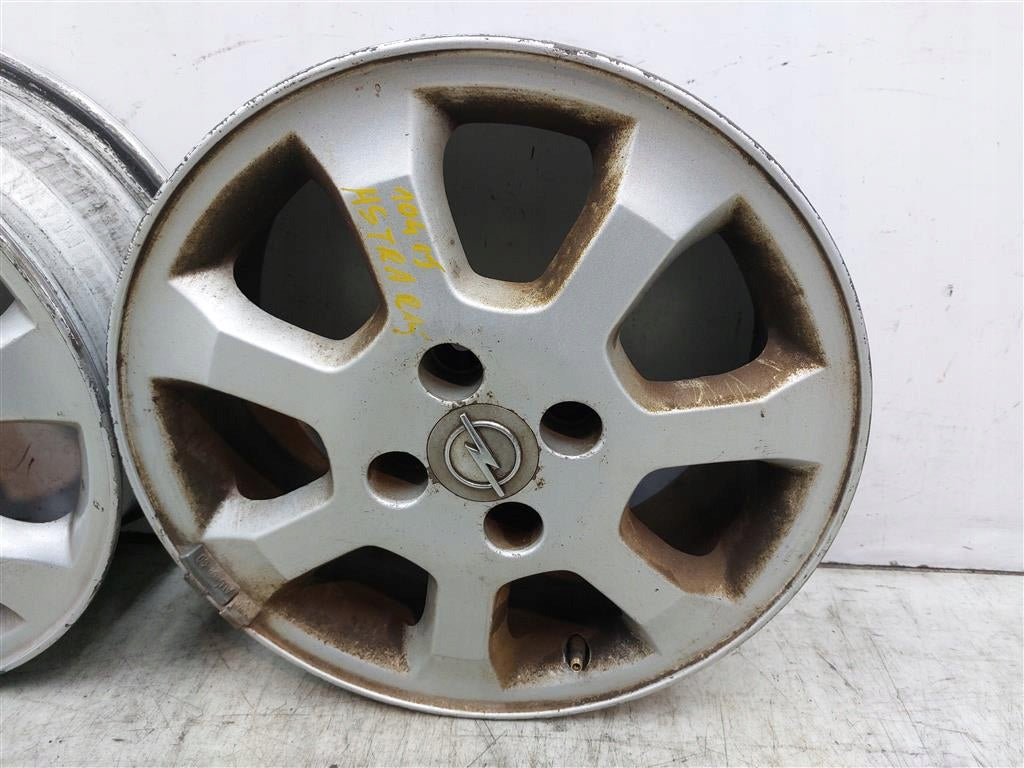 4x Alufelge 15 Zoll 6.0" 4x100 Matt Silber Opel Astra G Rim Wheel FEL2332060769nf