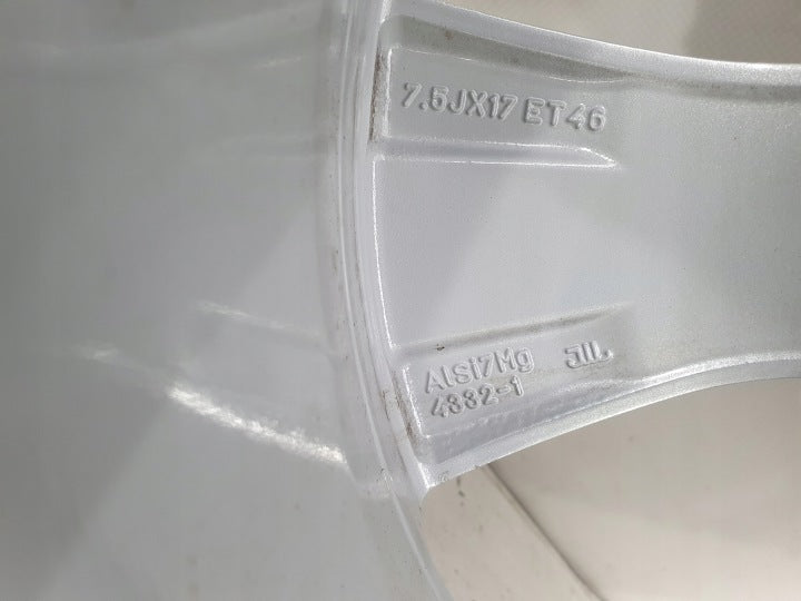 1x Alufelge 17 Zoll 7.5" 5x112 46ET Glanz Silber 5FA601025C Seat Leon Rim Wheel FEL2027231476ea