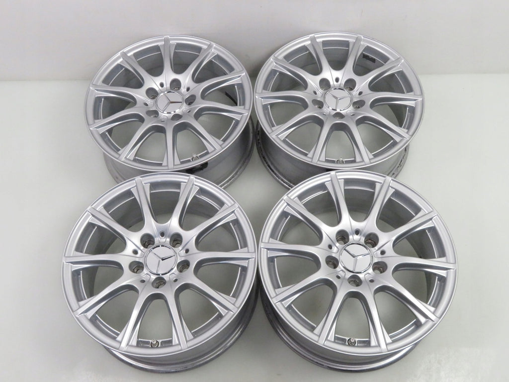 4x Alufelge 16 Zoll 6.5" 5x112 38ET Silber A2054012400 Mercedes-Benz W205