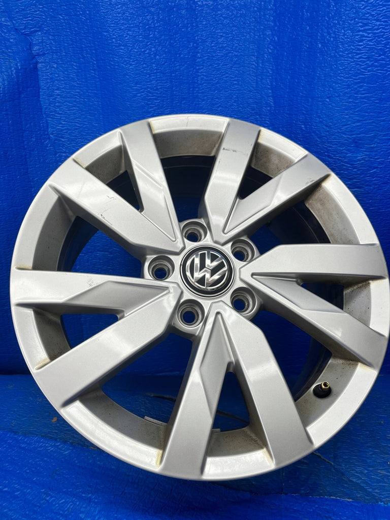 1x Alufelge 16 Zoll 6.5" 5x112 41ET Matt Silber 3G0601025BJ VW Passat B8