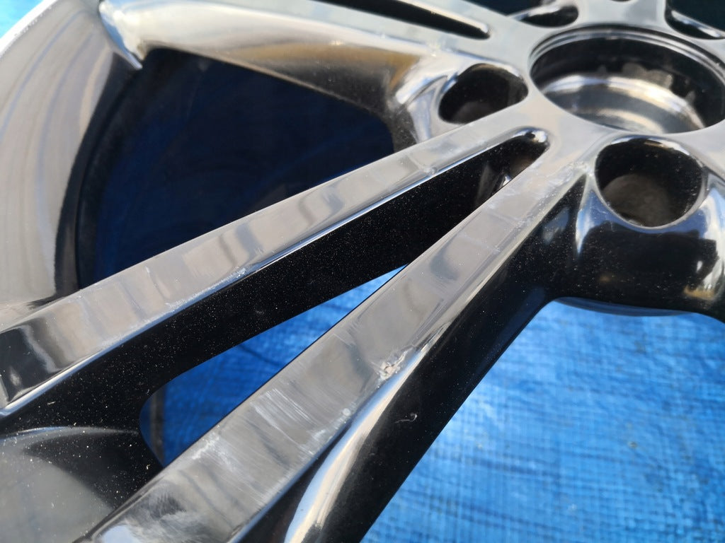 1x Alufelge 18 Zoll 7.5" 5x112 49ET Glanz Schwarz A1774011300 Mercedes-Benz W177 FEL2860061796ui