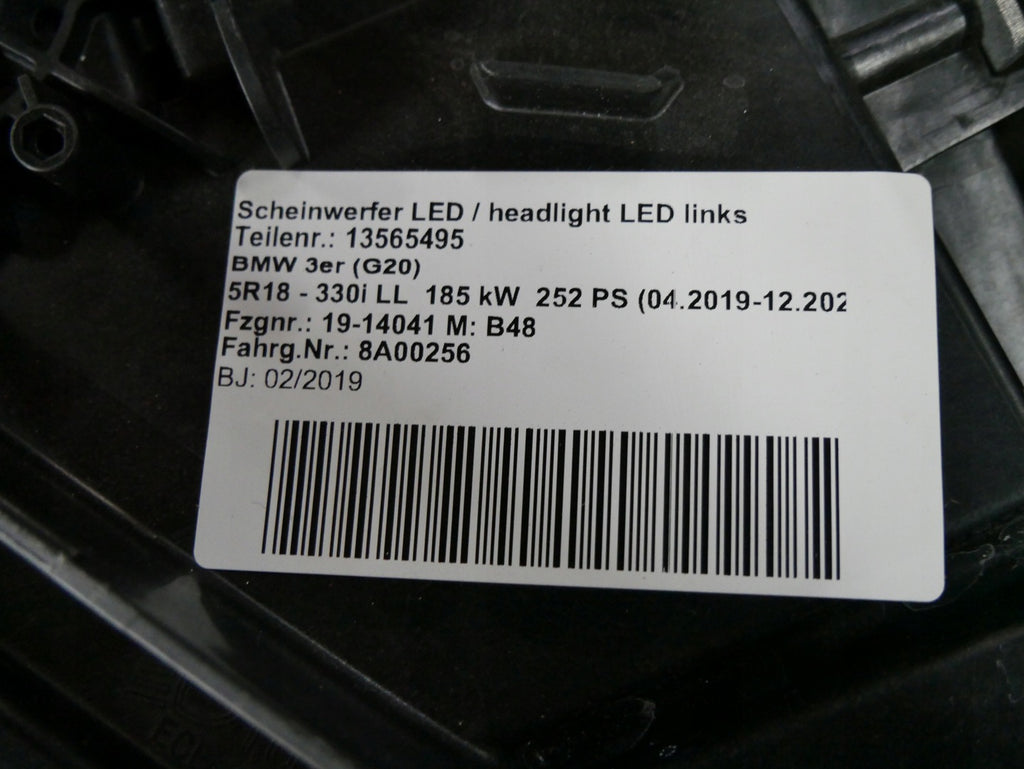 Frontscheinwerfer BMW G21 G20 9481713-07 LED Links Scheinwerfer Headlight SCH3596741240jq