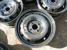 Load image into Gallery viewer, 4x Alufelge 15 Zoll 6.0" 4x100 50ET Schwarz Dacia Sandero Z Rim Wheel FEL8334992204my