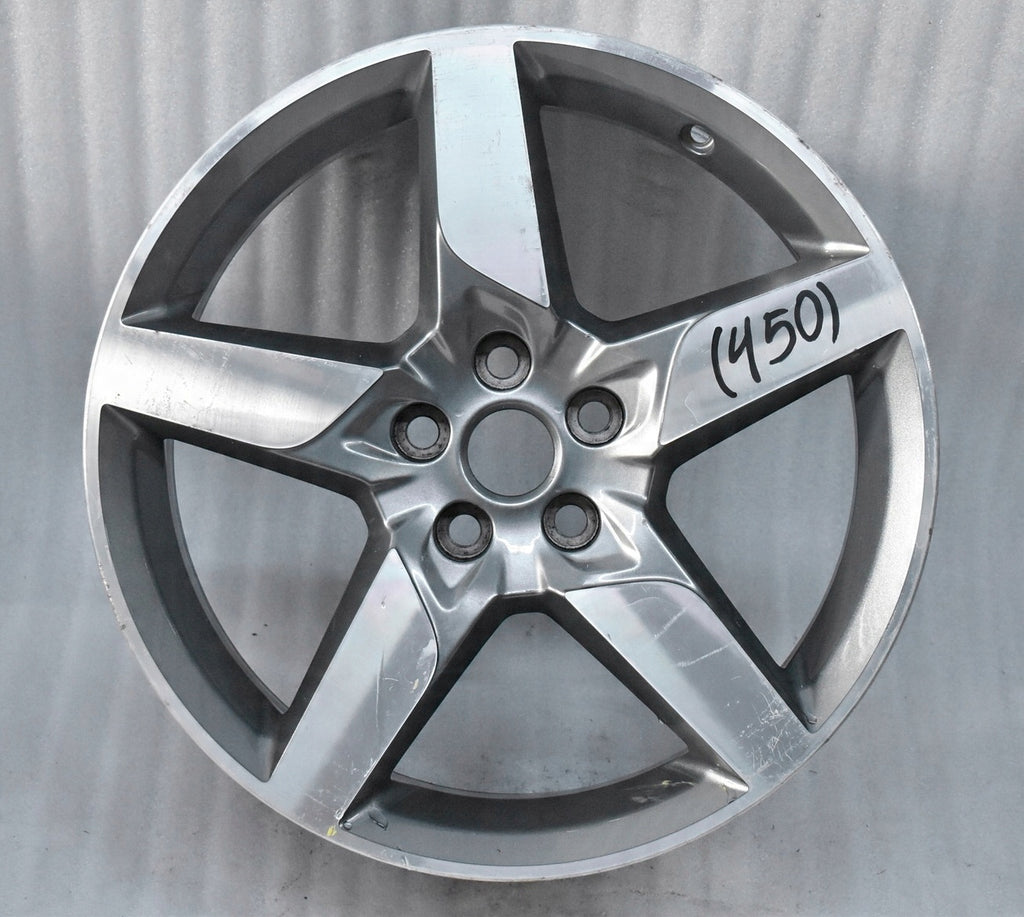 1x Alufelge 18 Zoll 7.5" 5x108 46ET Glanz Silber GX73-1007-FA Jaguar Xe Xf Mg