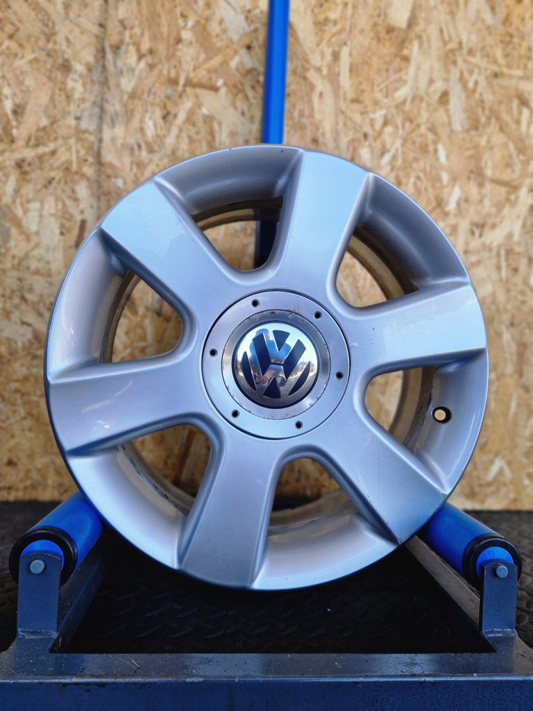 4x Alufelge 16 Zoll 6.5" 5x112 50ET Glanz Silber 1T0601025C VW I Rim Wheel FEL2909002518he