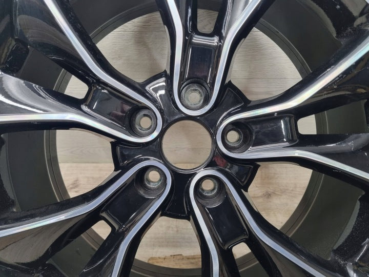 1x Alufelge 19 Zoll 8.0" 5x114.3 55ET Glanz Schwarz 52910-S0100 Hyundai I30 FEL4990542260oc