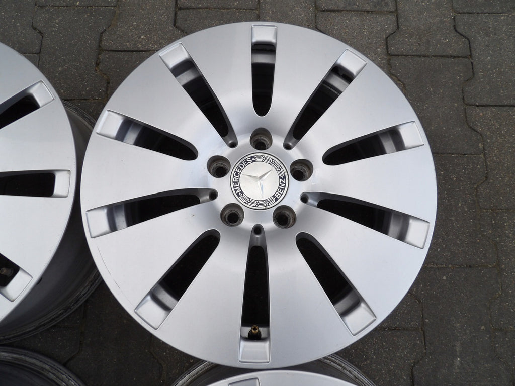 4x Alufelge 16 Zoll 6.5" 5x112 38ET Glanz Silber Mercedes-Benz Rim Wheel FEL9836026307ee