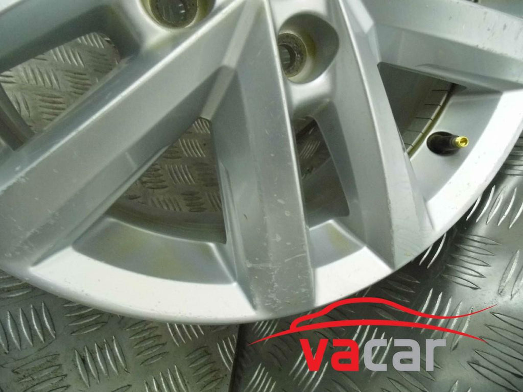 1x Alufelge 16 Zoll 6.5" 5x120 62ET Glanz Grau 2H0601025AC VW Amarok Rim Wheel