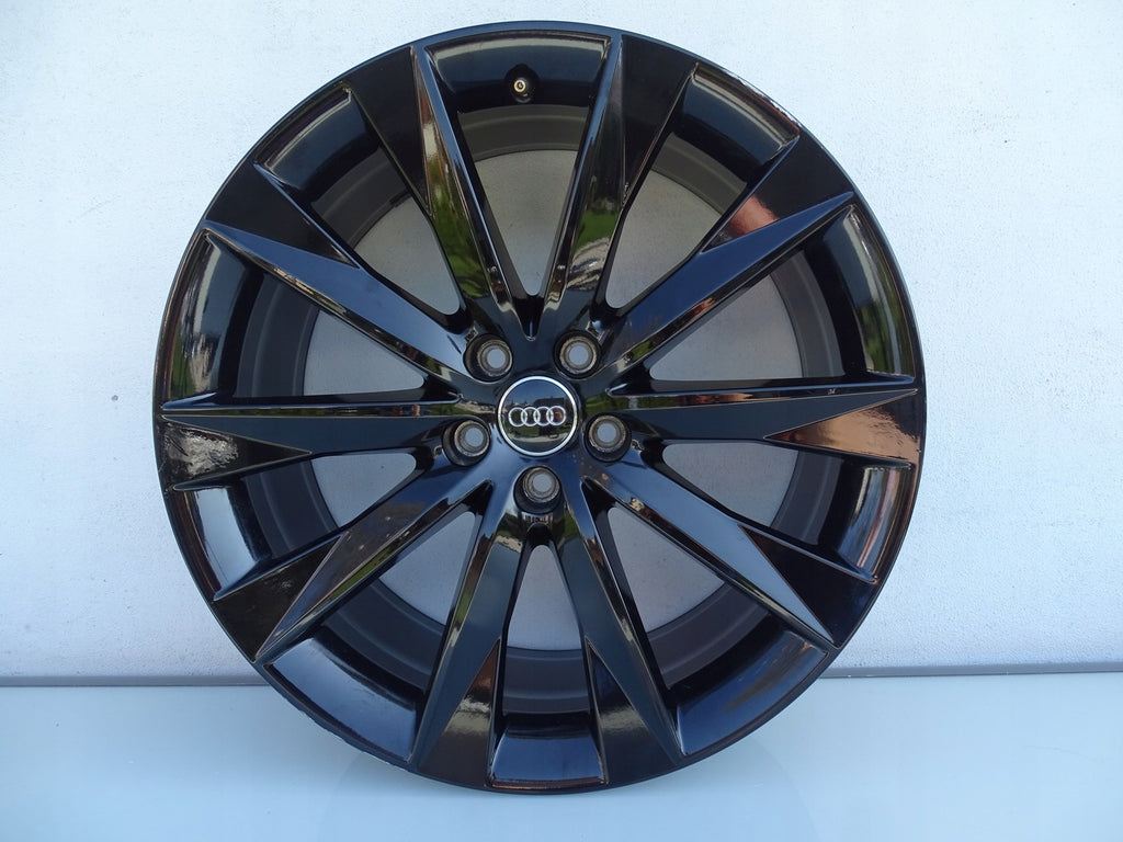 1x Alufelge 20 Zoll 8.5" 5x112 37ET Glanz Schwarz 4K9071490 Audi A6 C8 Allroad