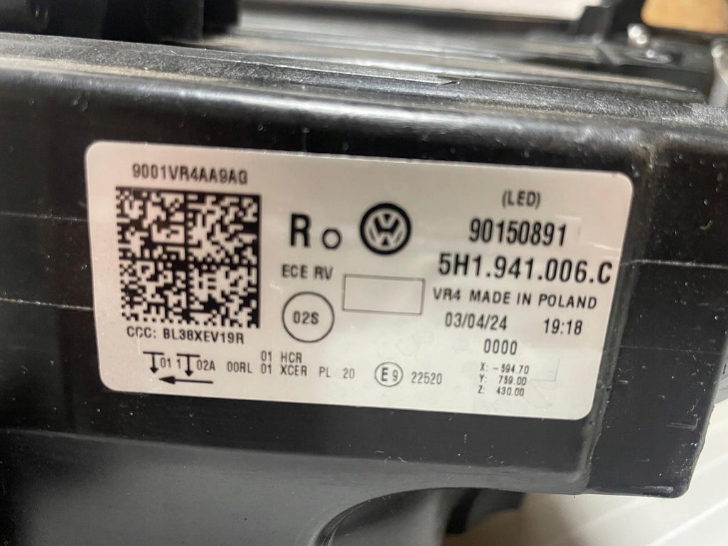 Frontscheinwerfer VW Golf VIII 5H1941006C Full LED Rechts Scheinwerfer Headlight SCH5467011896co