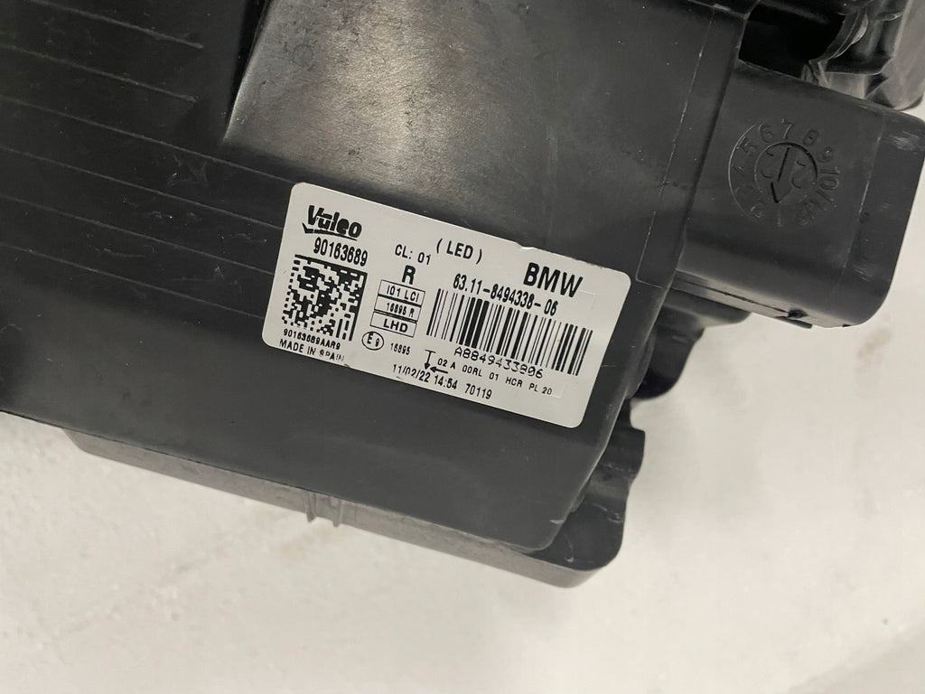 Frontscheinwerfer BMW I3 8494337 8494338 Full LED Ein Stück (Rechts oder Links) SCH9070918811zz